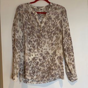 Banana Republic sheer blouse
